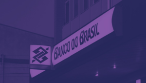 Imagem do Banco do Brasil, da fachada de umas das agências